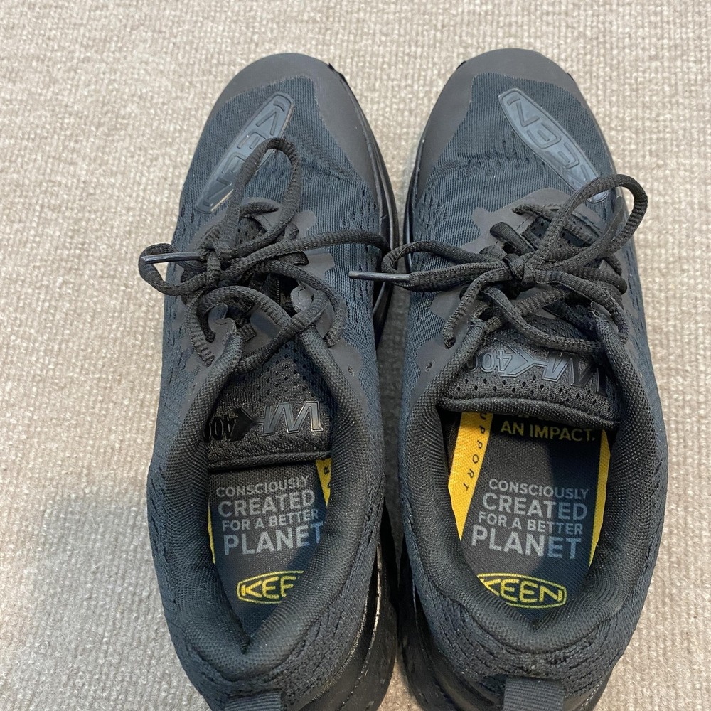 KEEN WK400 Shoes Womens Size 9.5 Black Mesh Low Top Walking Cushioned Sneakers - Picture 8 of 13